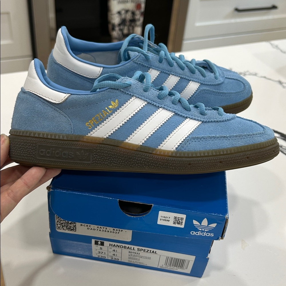 Worn once - ADIDAS Handball Spezial Suede Leather Sneakers - Picture 2 of 12